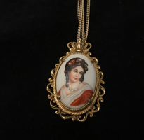 Limoges Porcelain Necklace